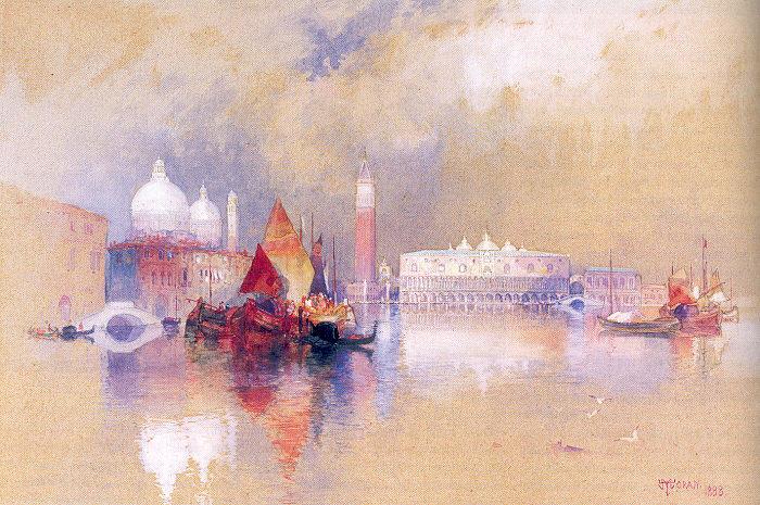 Moran, Thomas View of Venice France oil painting art